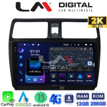 LM ZS8978 GPS Οθόνη OEM Multimedia Αυτοκινήτου για SUZUKI SWIFT 2005 > 2010 (CarPlay/AndroidAuto/BT/GPS/WIFI/GPRS)