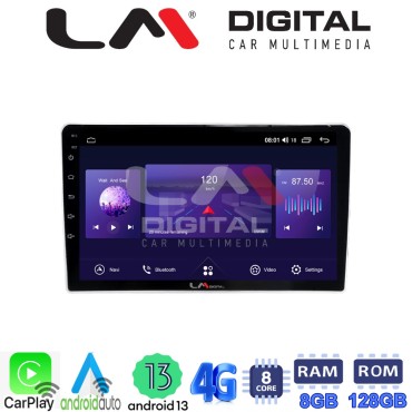 LM Digital - LM ZT8023SA GPS Οθόνη OEM Multimedia Αυτοκινήτου για Kia Sportage 2004 > 2010 (CarPlay/AndroidAuto/BT/GPS/WIFI/GPRS)