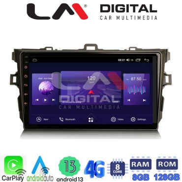 LM Digital - LM ZT8028 GPS Οθόνη OEM Multimedia Αυτοκινήτου για Toyota Auris 2007 > 2012 (CarPlay/AndroidAuto/BT/GPS/WIFI/GPRS)