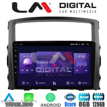 LM Digital - LM ZT8038 GPS Οθόνη OEM Multimedia Αυτοκινήτου για MITSUBISHI PAJERO 2006>2014 (CarPlay/AndroidAuto/BT/GPS/WIFI/GPRS)