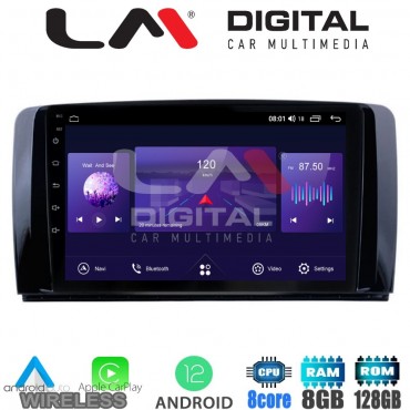 LM Digital - LM ZT8215 GPS Οθόνη OEM Multimedia Αυτοκινήτου για Benz R-class (W251) 2006>2014 (CarPlay/AndroidAuto/BT/GPS/WIFI/GPRS)