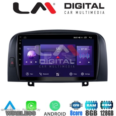 LM Digital - LM ZT8247 GPS Οθόνη OEM Multimedia Αυτοκινήτου για Hyundai Sonata 2006 > 2009 (CarPlay/AndroidAuto/BT/GPS/WIFI/GPRS)