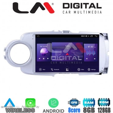 LM Digital - LM ZT8254 GPS Οθόνη OEM Multimedia Αυτοκινήτου για Toyota Yaris 2012 > 2015 Αν το αυτοκίνητο είναι υβριδικό, παρακαλώ ενημερώστε μας πριν την παραγγελία σας. (CarPlay/AndroidAuto/BT/GPS/WIFI/GPRS)