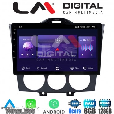 LM Digital - LM ZT8304 GPS Οθόνη OEM Multimedia Αυτοκινήτου για ΠΡΟΣΟΧΗ!!! ΜΕΤΑ ΤΗΝ ΤΟΠΟΘΕΤΗΣΗ Η ΟΘΟΝΗ ΘΑ ΕΞΕΧΕΙ ΑΠO ΤΟ ΤΑΜΠΛΟ 2cmMazda RX8 2001 > 2008 (CarPlay/AndroidAuto/BT/GPS/WIFI/GPRS)
