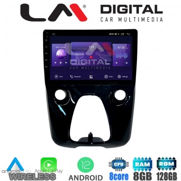 LM Digital - LM ZT8564 GPS Οθόνη OEM Multimedia Αυτοκινήτου για Aygo & C1 & 107 14> (CarPlay/AndroidAuto/BT/GPS/WIFI/GPRS)