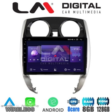 LM Digital - LM ZT8790 GPS Οθόνη OEM Multimedia Αυτοκινήτου για Nissan Note 2013 > 2020 (CarPlay/AndroidAuto/BT/GPS/WIFI/GPRS)