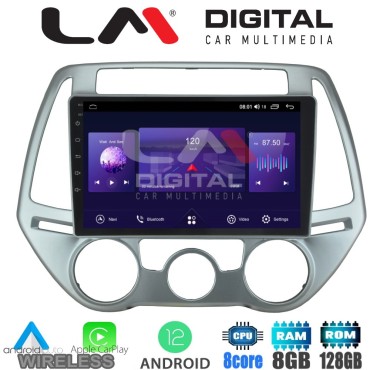 LM Digital - LM ZT8839 GPS Οθόνη OEM Multimedia Αυτοκινήτου για HYUNDAI i20 2008>2013 (CarPlay/AndroidAuto/BT/GPS/WIFI/GPRS)