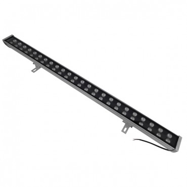 GLOBOSTAR® WASHER-MOZA 05113 Μπάρα Φωτισμού Wall Washer LED 48W 5760lm 10-30° DC 24V Αδιάβροχο IP66 Ροζ Dimmable - Γκρι Ανθρακί - Μ100 x Π6.5 x Υ6.6cm - 3 Χρόνια Εγγύηση