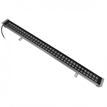 GLOBOSTAR® WASHER-MOZA 05119 Μπάρα Φωτισμού Wall Washer LED 72W 8640lm 10-30° DC 24V Αδιάβροχο IP66 Μπλε Dimmable - Γκρι Ανθρακί - Μ100 x Π7.4 x Υ7cm - 3 Χρόνια Εγγύηση
