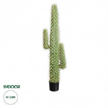 GloboStar® Artificial Garden TRICHOCEREEAE CACTUS 20132 Τεχνητό Διακοσμητικό Φυτό Κλειστόκακτος Υ140cm