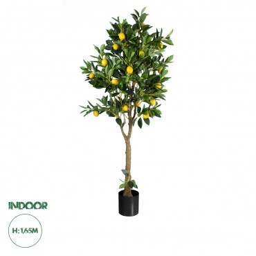 GloboStar® Artificial Garden LEMON TREE 20214 Τεχνητό Διακοσμητικό Δέντρο Λεμονιά Υ165cm