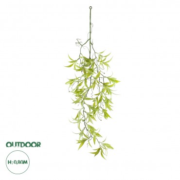 GloboStar® Artificial Garden SALIX MATSUDANA HANGING BRANCH 20414 Τεχνητό Διακοσμητικό Κρεμαστό Φυτό Ιτέα Υ80cm