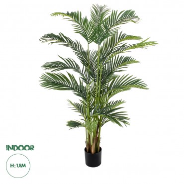 GloboStar® Artificial Garden ARECA PALM TREE 20420 - Τεχνητό Διακοσμητικό Φυτό Φοινικόδεντρο Αρέκα Υ180cm