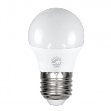 GloboStar® 60022 Λάμπα LED E27 G45 Γλομπάκι 6W 582lm 260° AC 220-240V IP20 Φ4.5 x Υ7.8cm Φυσικό Λευκό 4500K - 3 Years Warranty
