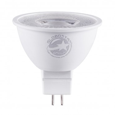 GloboStar® 60115 Σποτ LED GU5.3 MR16 7W 735lm 38° DC 12-24V IP20 Φ5 x Υ4.2cm Φυσικό Λευκό 4500K - 3 Years Warranty