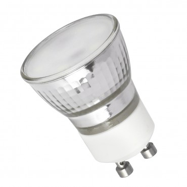 GloboStar® 76007 Σποτ LED GU10 MR11 4W 380lm 120° AC 85-265V με Λευκό Γαλακτερό Γυαλί Φυσικό Λευκό 4500K - 2 Χρόνια Εγγύηση