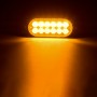 GloboStar® 85264 PRO Series Μπάρα Σήμανσης Οχήματος Οδικής Βοήθείας για Αυτοκίνητα & Φορτηγά Φωτισμού STROBE LED SMD 3030 12W DC 12-24V Αδιάβροχη IP65 Πορτοκαλί