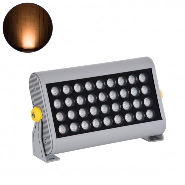 GLOBOSTAR® WASHER-PANDA 90583 Μπάρα Φωτισμού Wall Washer LED 36W 3240lm 15° DC 24V Αδιάβροχο IP67 Θερμό Λευκό 2700K Dimmable - Γκρι Ανθρακί - Μ100 x Π4 x Υ3.5cm - 3 Χρόνια Εγγύηση