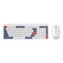 Gaming Σετ Ασύρματο Πληκτρολόγιο & Ποντίκι - Havit KB830WB (White)