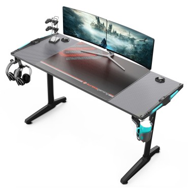 Gaming Γραφείο - Eureka Ergonomic® ERK-GIP-55B-V2 148x60x79.5cm