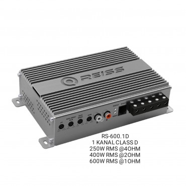 Ενισχυτής REISS AUDIO RS F600.1D 1 Καναλιού